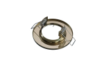 Ceiling lighting point fitting SARA round Fixted brass